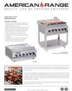 ARKB HEAVY DUTY KEBOB BROILERS STANDARD FEATURES